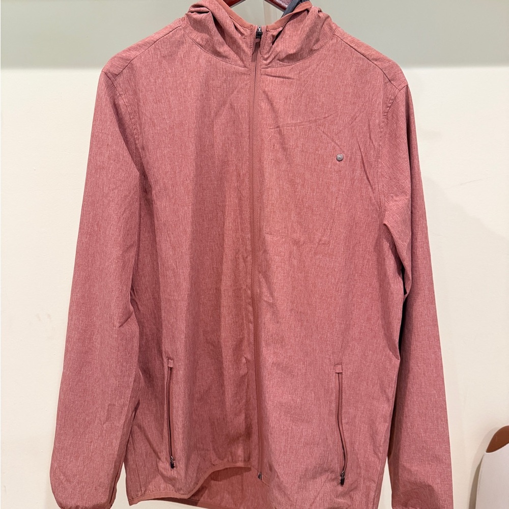 Vuori Men's Red Windbreaker Jacket